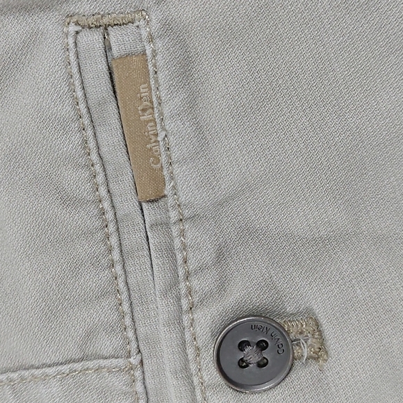 🟢 (PHIL) Calvin Klein Flat Front Cargo Shorts Size 30 - Picture 8 of 12